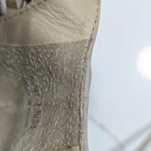 CL By Laundry Bright Sun Lace Up faux leather open toe Wedges shoes sandal 7.5 - Picture 11 of 13